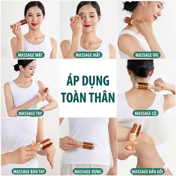  Thanh Lăn Massage Ngải Cứu 