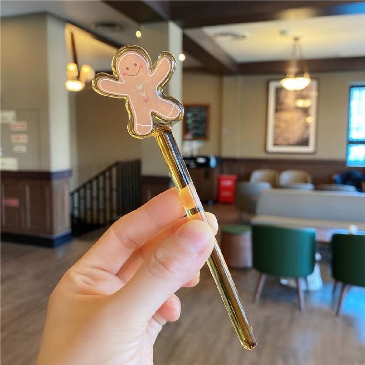  Que Khuấy Thủy Tinh Bánh Gừng 