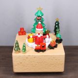  Hộp Nhạc Dây Cót Đế Gỗ Vuông 2025 