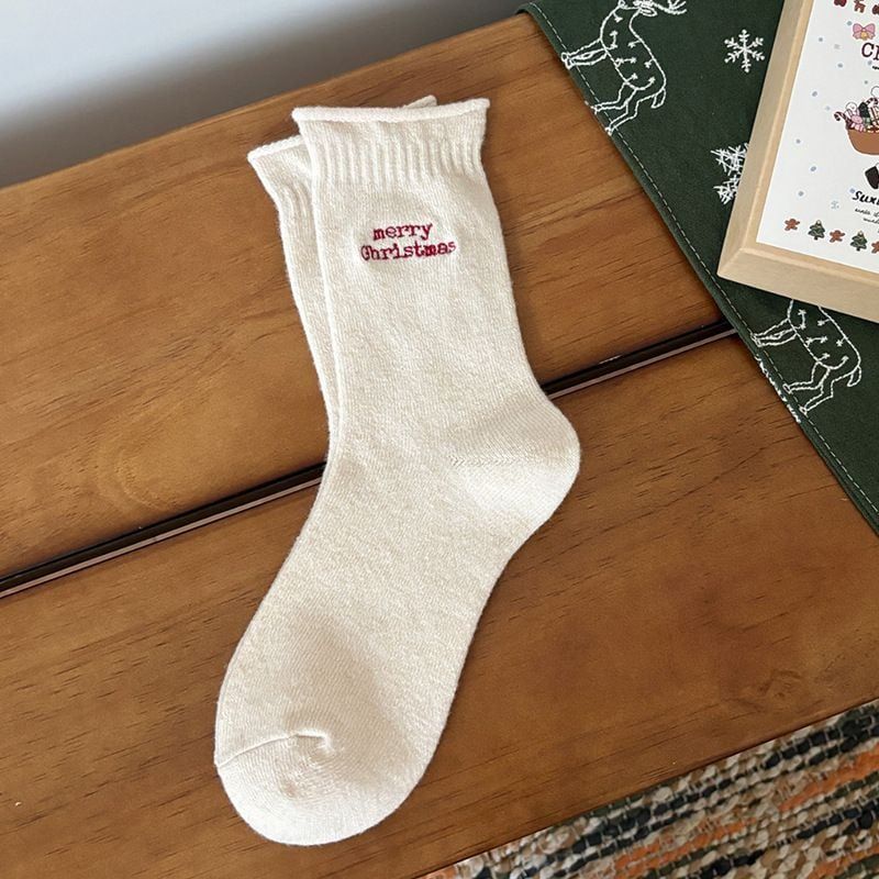  Tất, Set Tất Thêu Giáng Sinh 