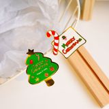  Sticker Merry Christmas Cây Thông, Kẹo Gậy (1 Tờ - 8 Miếng) 