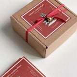  Sticker Vuông Cây Thông Merry Christmas (1 Miếng) 