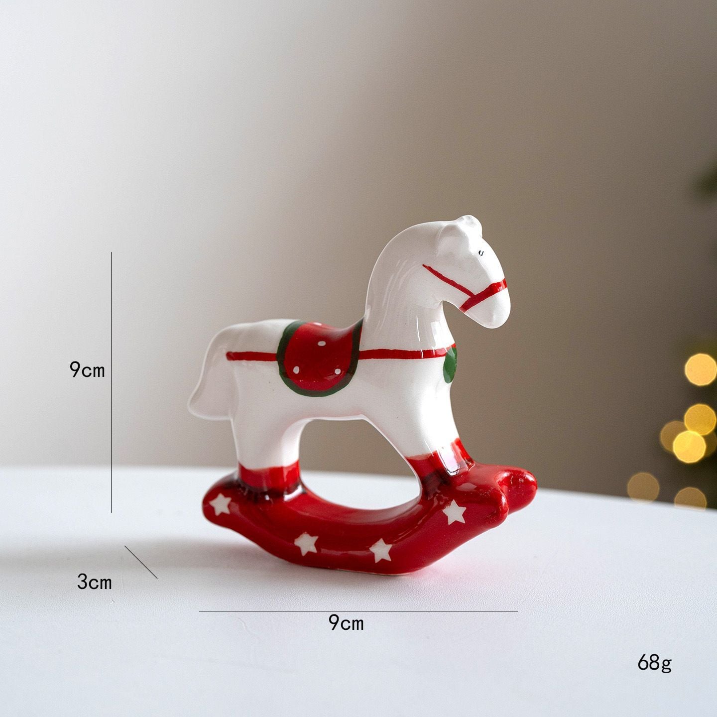  Ngựa Gốm Bập Bênh Giáng Sinh 
