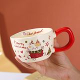 Cốc Gốm Mèo Merry Christmas 