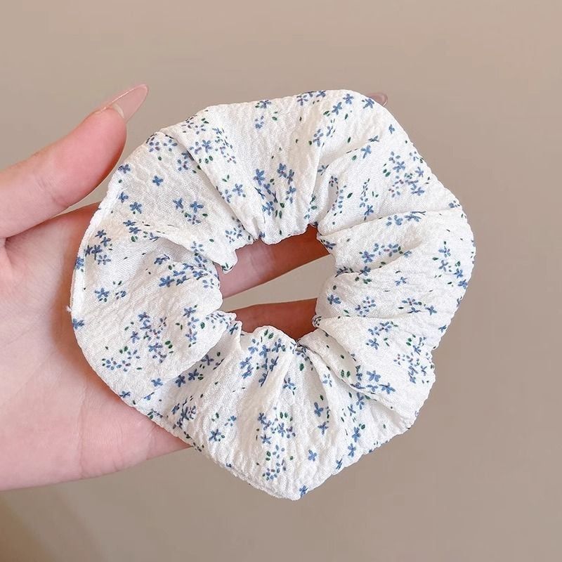  Scrunchie Hoa Nhí Lục Lam 