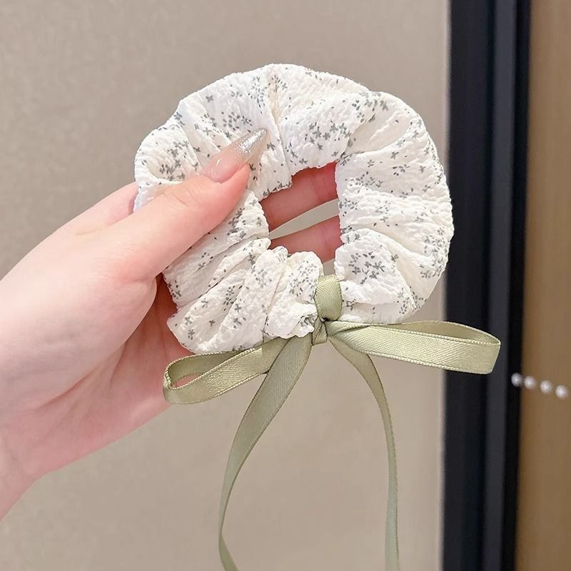  Scrunchie Hoa Nhí Lục Lam 