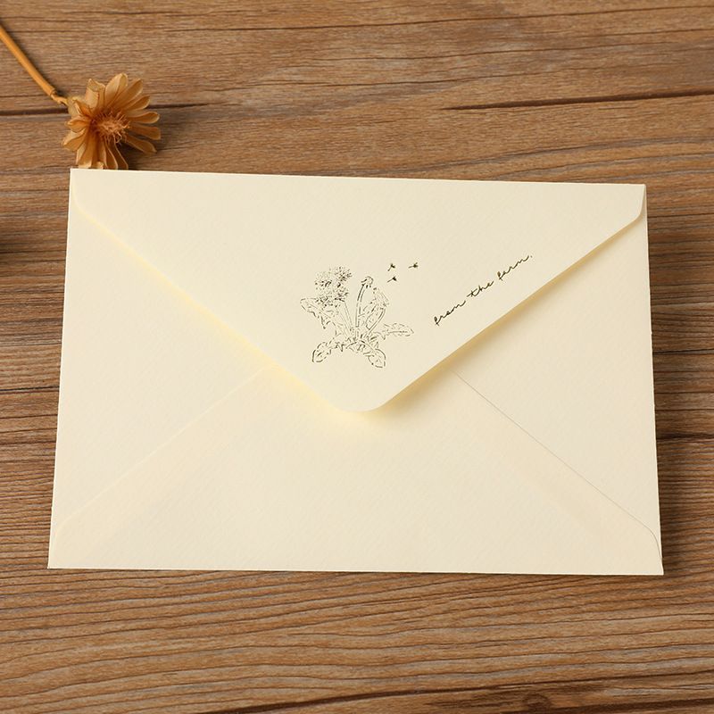  Phong Thư Họa Tiết Gold 