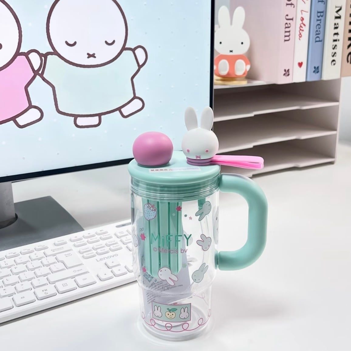  Cốc Nước Miffy Strawberry 