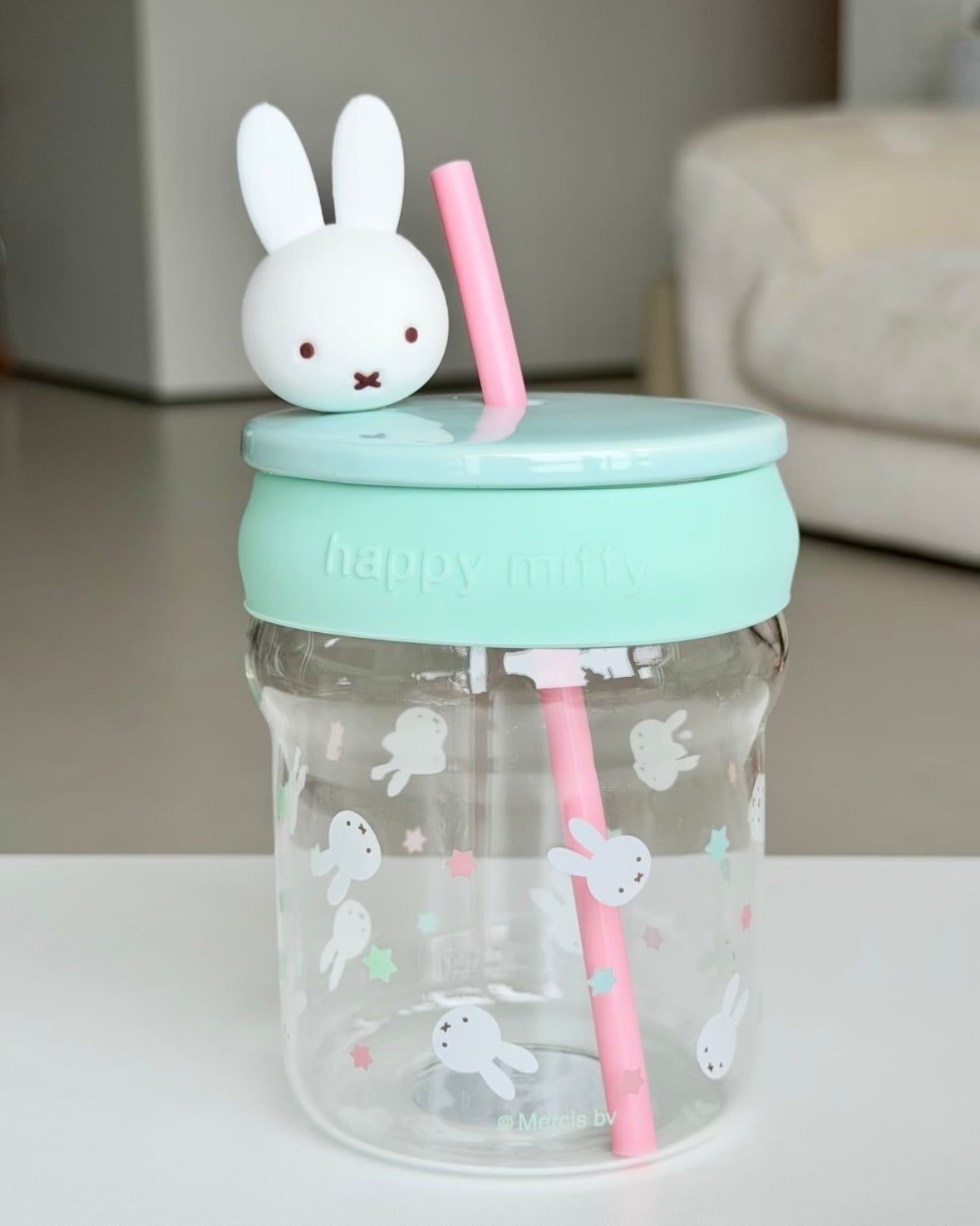  Cốc Thủy Tinh Miffy Mint 