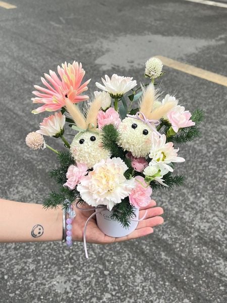  Bunny Bloom – Box Hoa Thỏ Hạnh Phúc 🐇🌸 