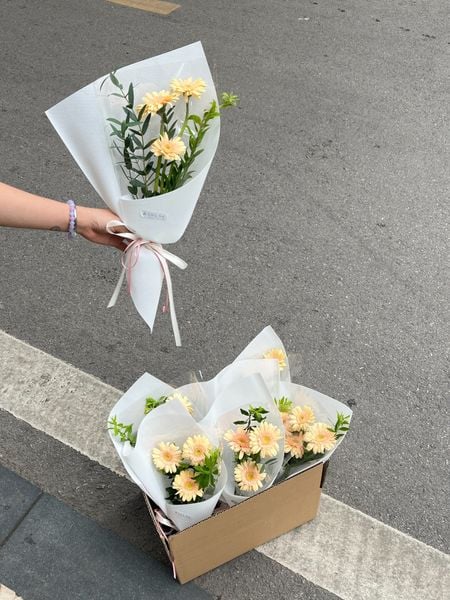  Bó Hoa Đồng Tiền Baby – Nhỏ Nhắn Mà Ý Nghĩa 