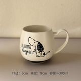  Cốc Gốm Cún Vẽ Tay 