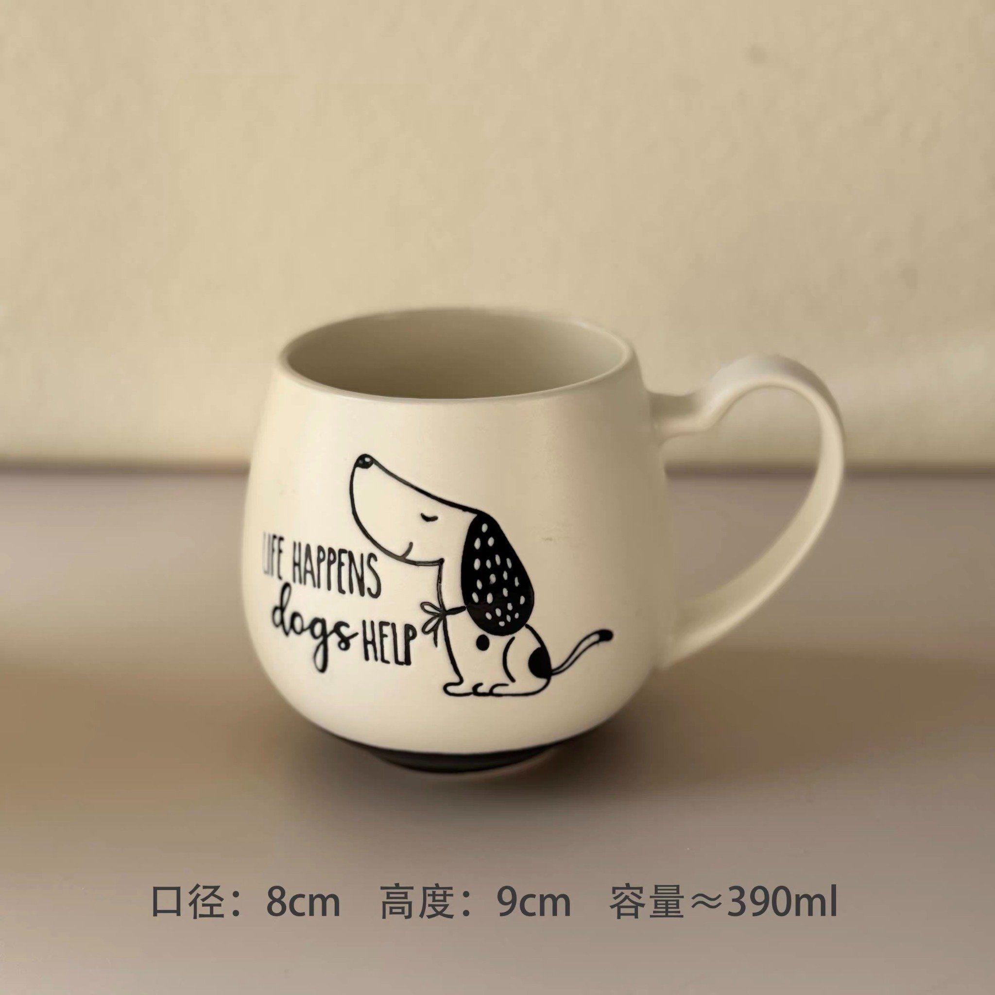  Cốc Gốm Cún Vẽ Tay 