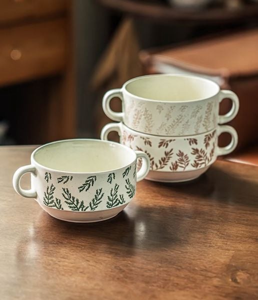  Bát 2 Tai Evergreen 