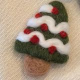  Kẹp Tóc Xmas Vải Nỉ Handmade 