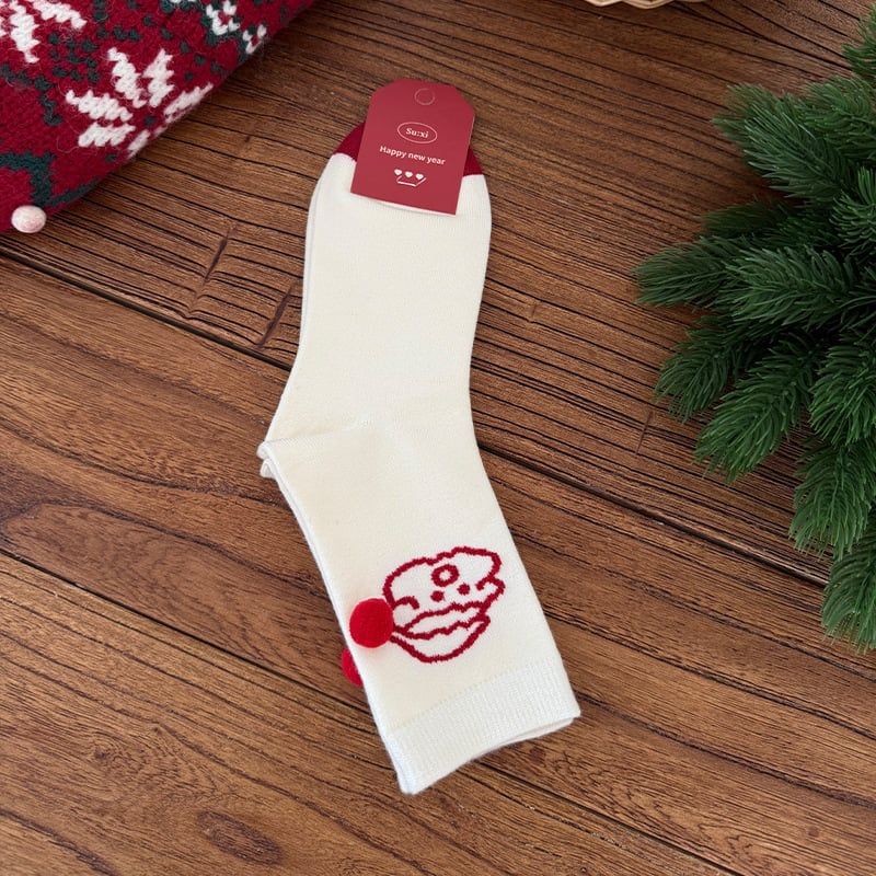  Tất, Set Tất Merry Red 