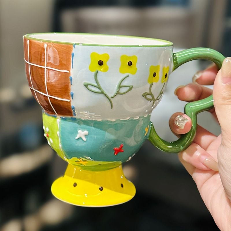  Cốc Gốm Patchwork Bliss 