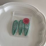  Set Kẹp Tóc Kẻ Caro 
