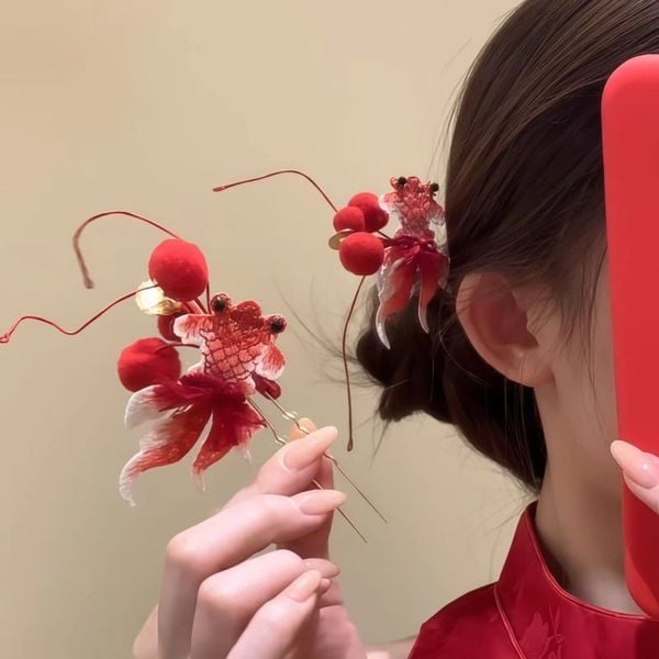  Trâm Cài Tóc Cá Chép Phú Quý 