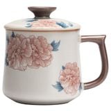  Cốc Trà Hoa Mẫu Đơn 