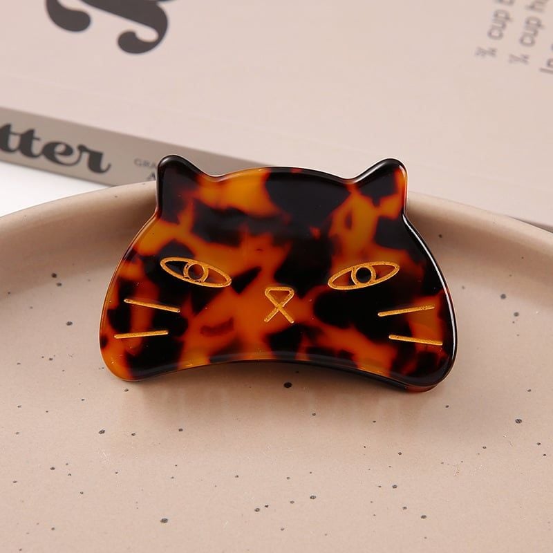  Kẹp Tóc Acetate Cat 