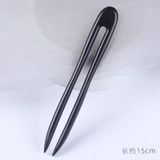  Trâm Cài Tóc Chữ U Gỗ Mun 