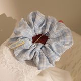  Scrunchie Caro Xanh Dương 