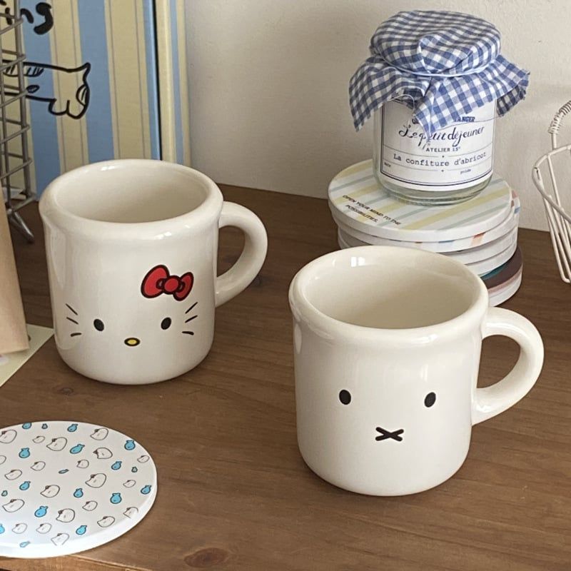  Cốc Sứ Miffy Và Kitty 