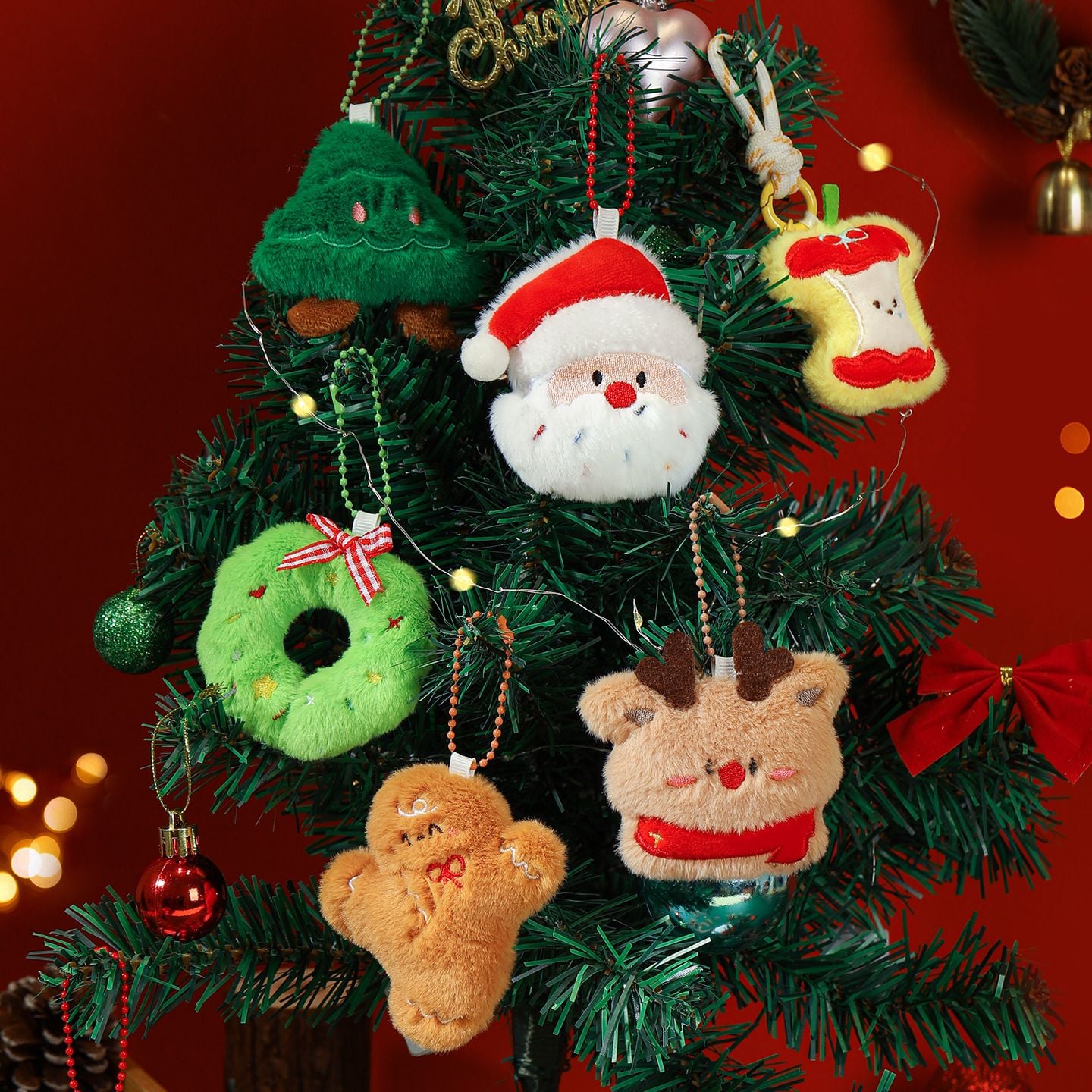  Set Móc Khóa Hoạt Hình Noel 