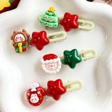  Kẹp Tóc Giáng Sinh Charm Đôi 