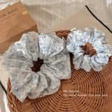  Scrunchie Hoa Xanh Vintage 