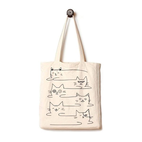  Túi Tote Naughty Cat 
