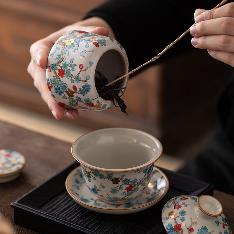  Hũ Đựng Trà Mận Vàng 