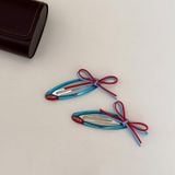  Kẹp Tóc Nơ Phối Màu Hàn Quốc 