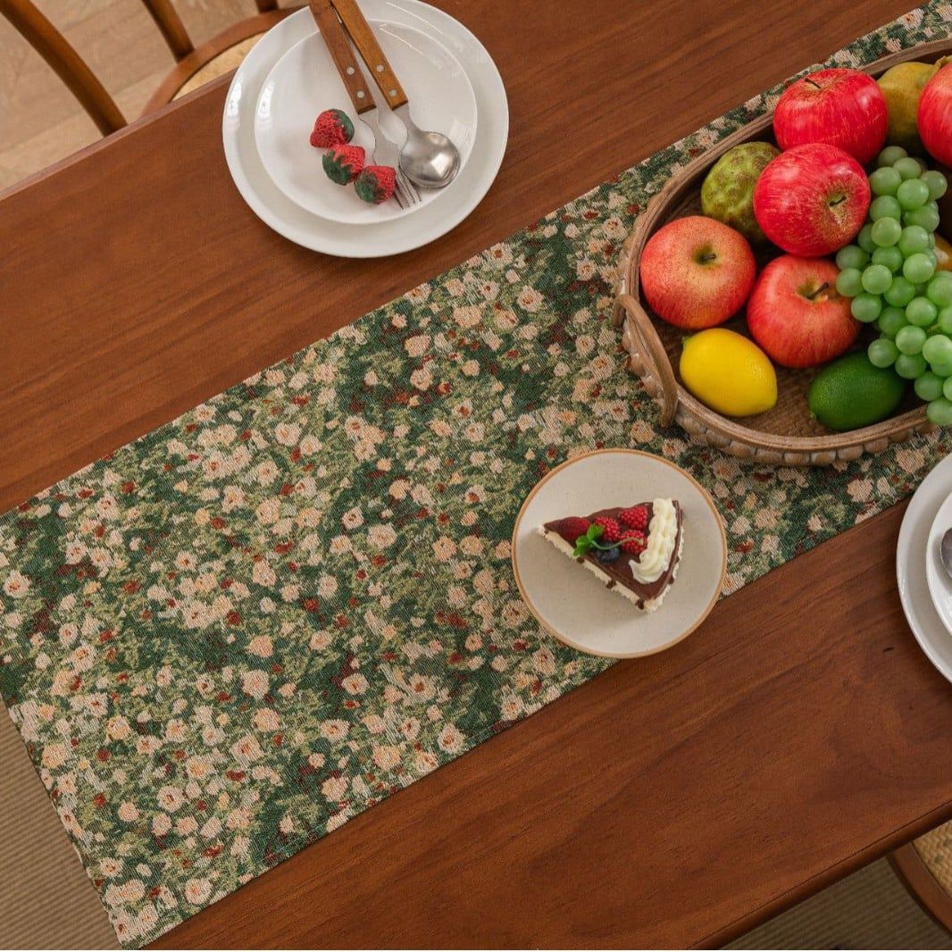  Khăn Trải Bàn Runner Vườn Hoa Nhí 