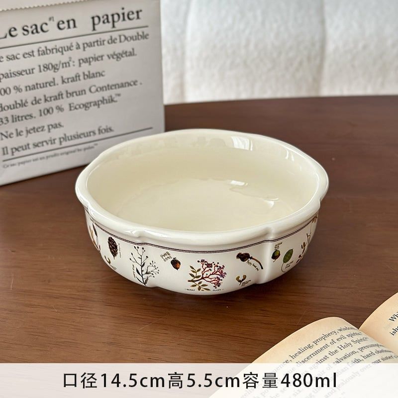  Bát, Đĩa Pine Cone 