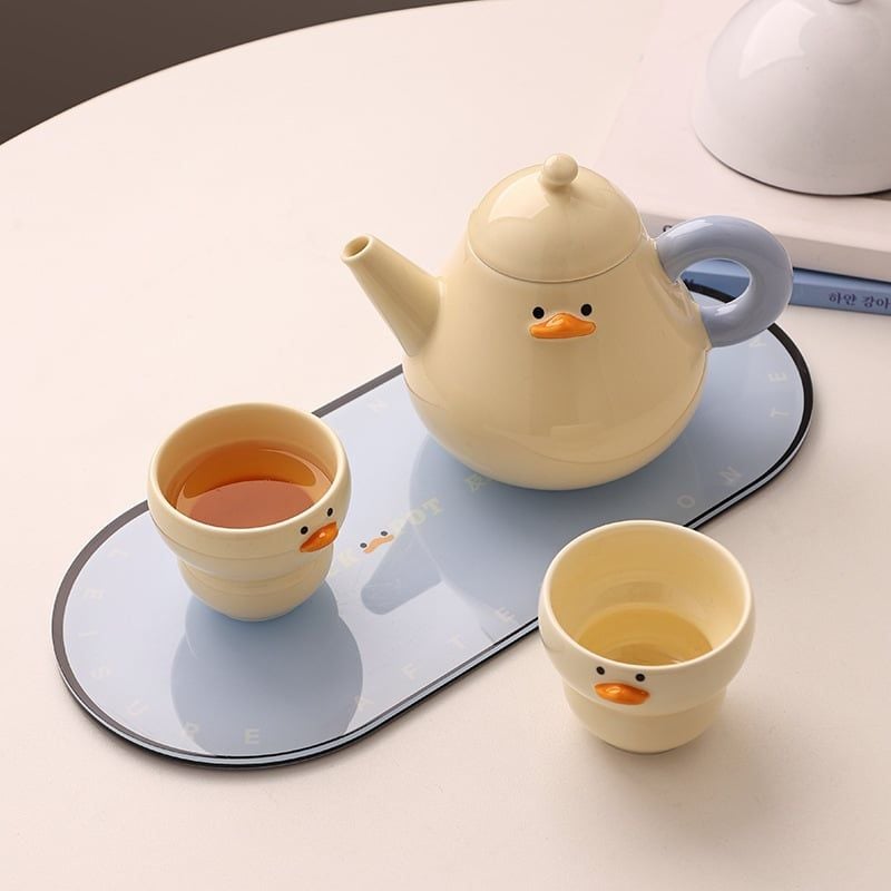  Bộ Ấm Chú Vịt Quả Lê (Kèm Khay) 