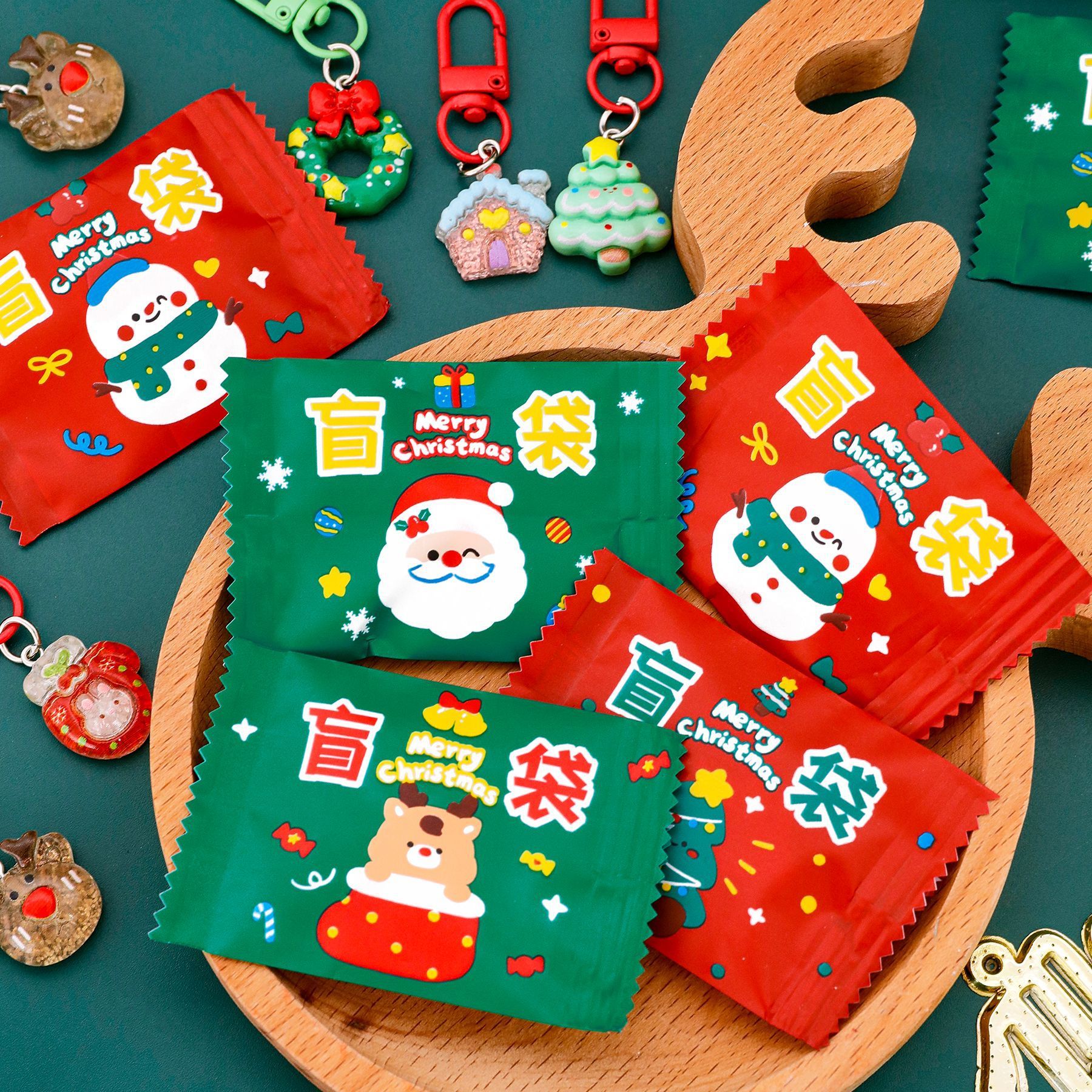  Túi Mù Móc Khóa Giáng Sinh 