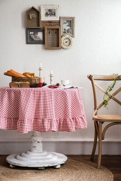  Khăn Trải Bàn Caro Đỏ IMAKI 