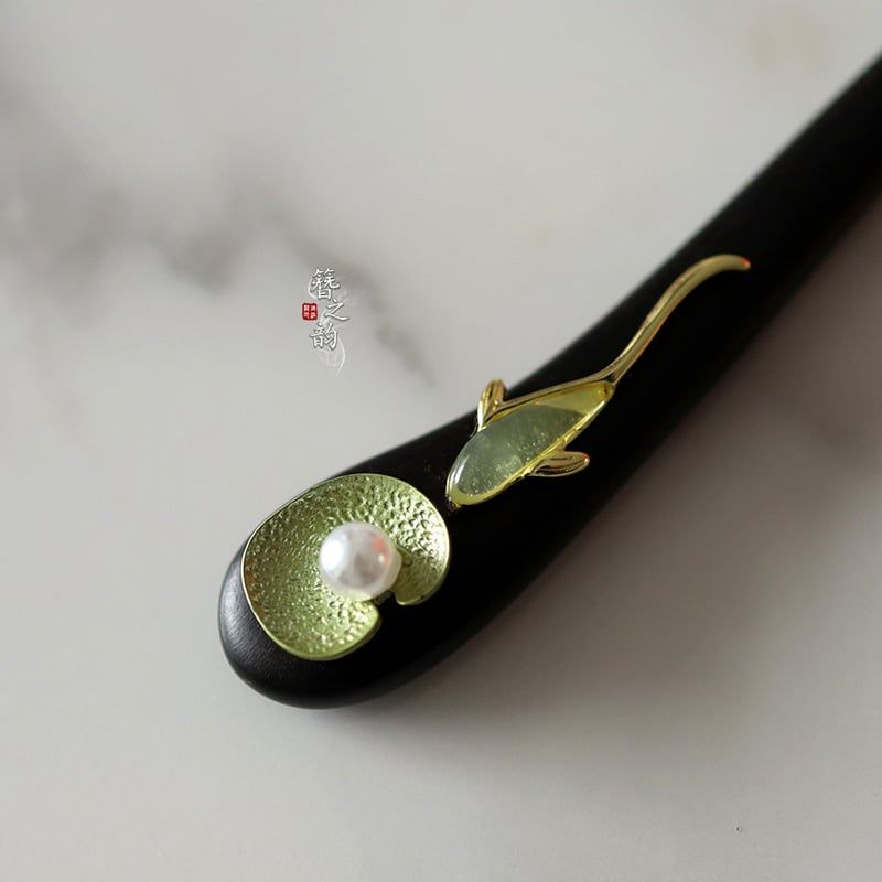  Trâm Cài Tóc Ngọc Diệp Cẩm Ngư 