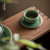  Đế Lót Ly Chạm Bóng Hình Lá Sen 