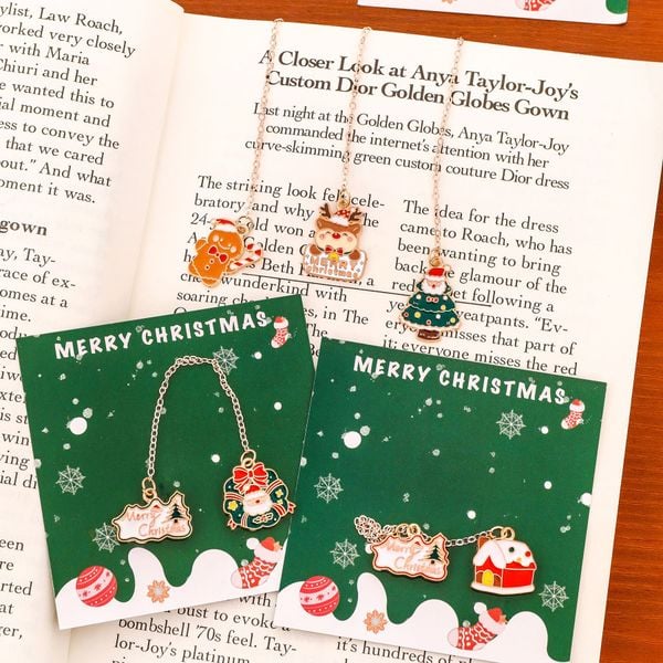  Bookmark Kim Loại Chủ Đề Giáng Sinh 