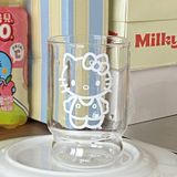  Cốc Thủy Tinh Hello Kitty Trắng 