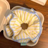  Scrunchie Butter Yellow Stripe 