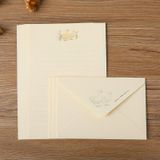  Tập Giấy Viết Thư Họa Tiết Gold 