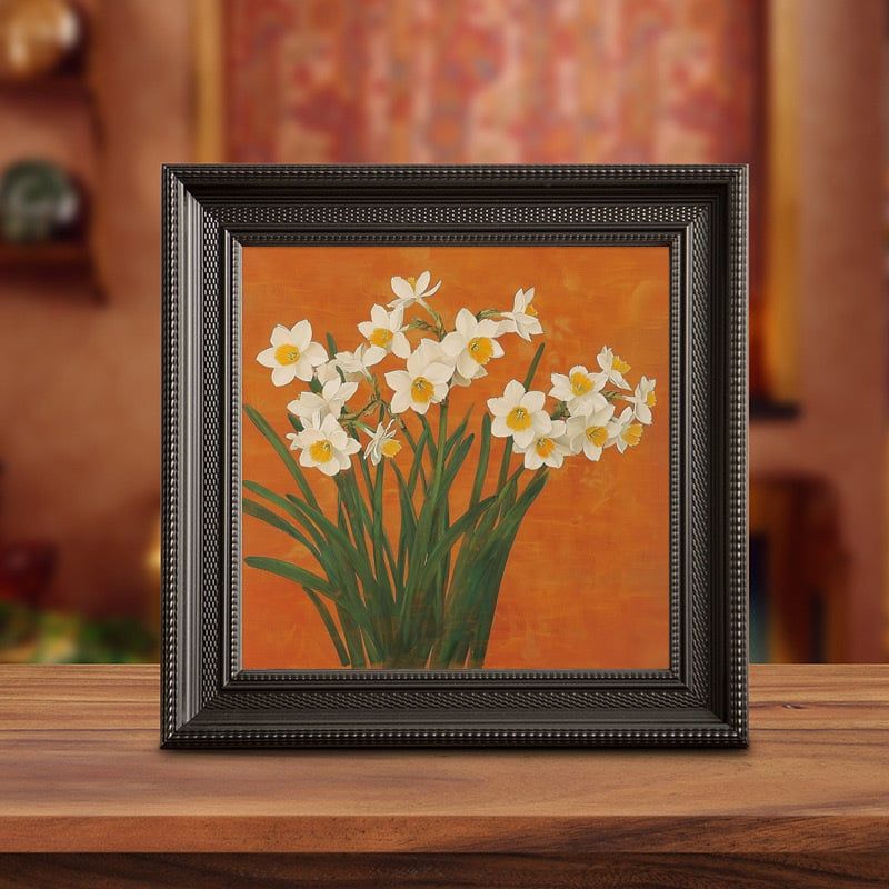  Tranh Hoa Thủy Tiên 