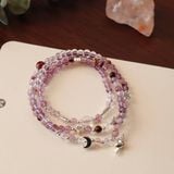  Chuỗi 3 Vòng Tay Thạch Anh Tím 