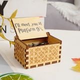  Hộp Nhạc Gỗ Hoạt Hình Retro 