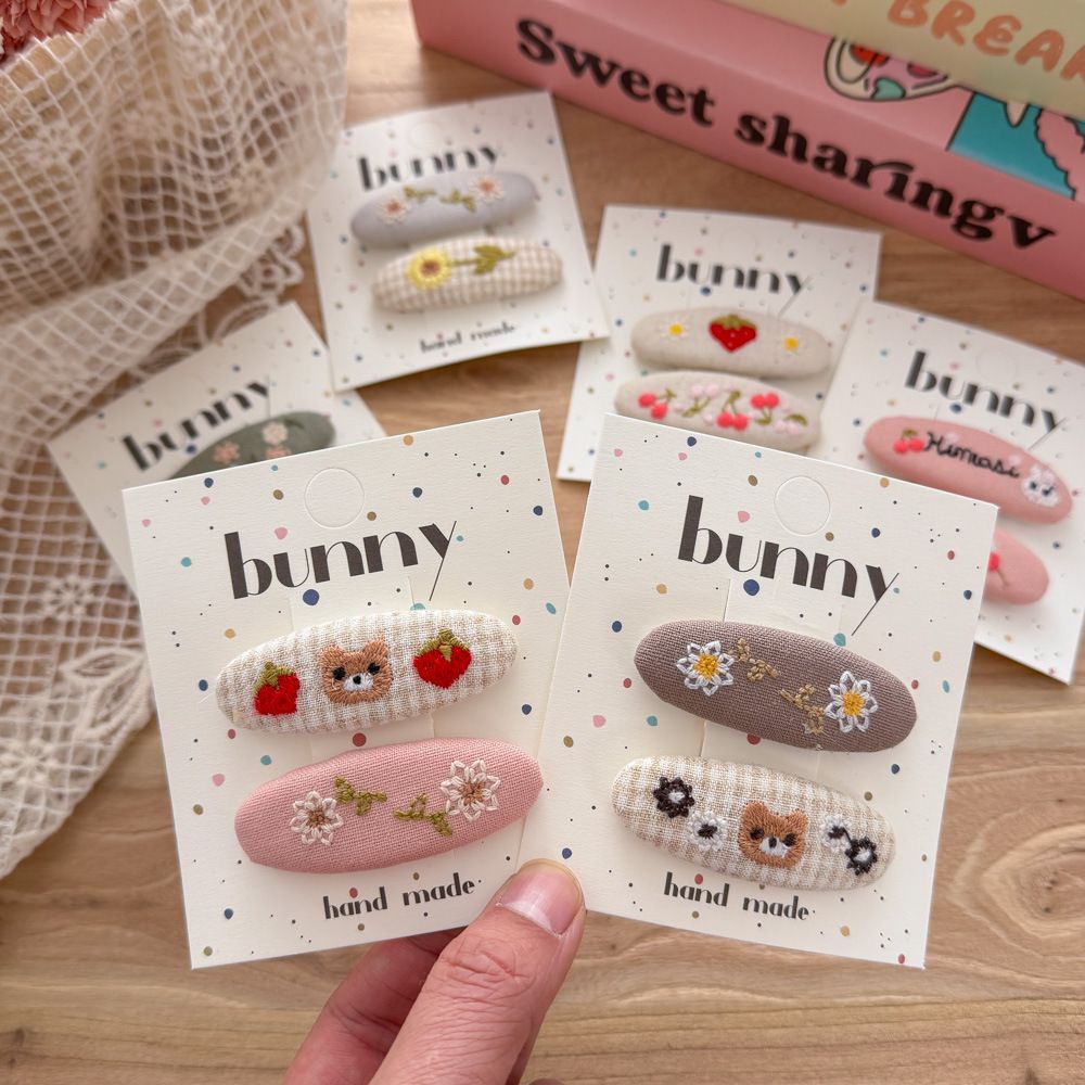  Kẹp Vải Thêu Thủ Công 