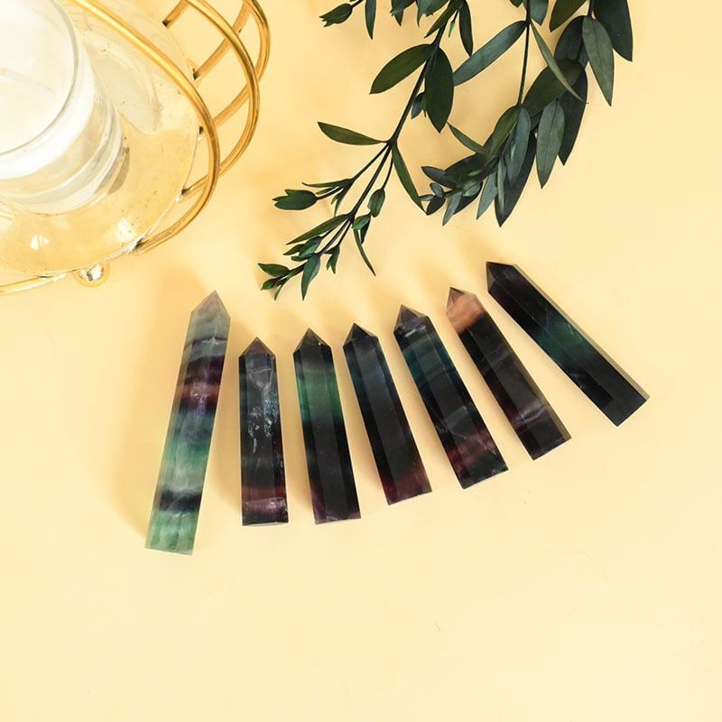  Tinh Thể Fluorite Bảy Màu 